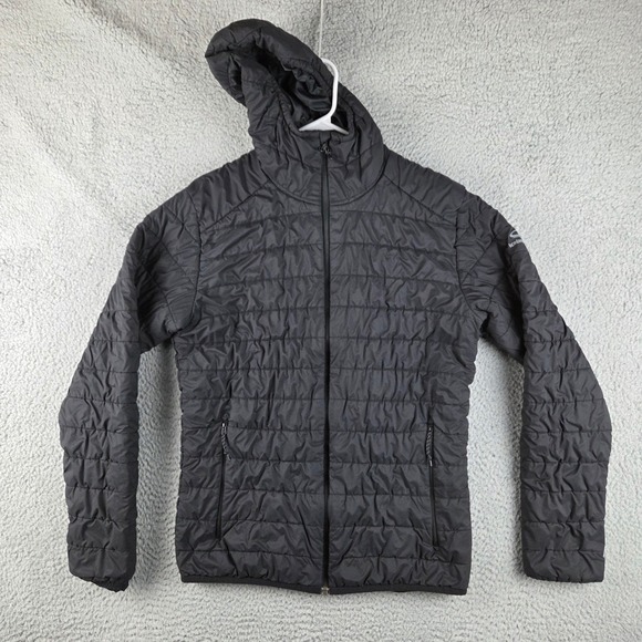 Icebreaker Other - Icebreaker Hyperia Merino Jacket Mens S/M Black Quilted Hooded Puffer Full Zip‎